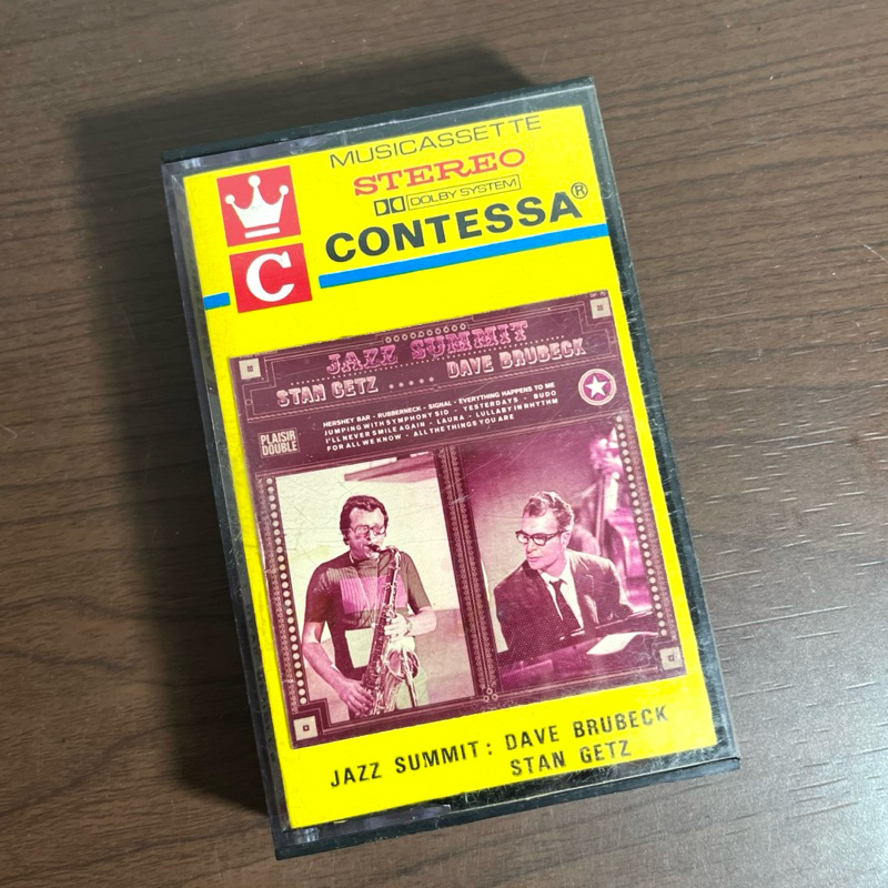 Kaset Pita Dave Brubeck & Stan Getz (Jazz Summit)