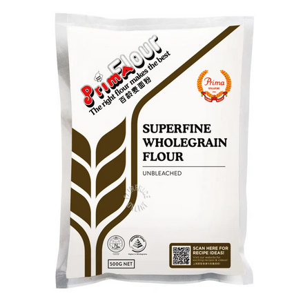 

Prima Flour Superfine Wholegrain Unbleached 500g