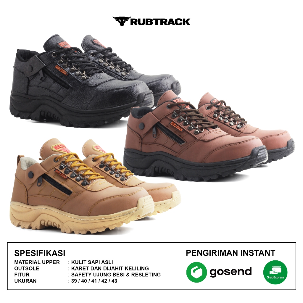 RUBTRACK Tirex Sepatu Safety Kulit Unisex