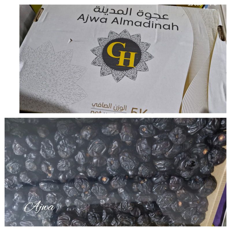 

Kurma Ajwa Almadinah Kiloan Original dan Halal