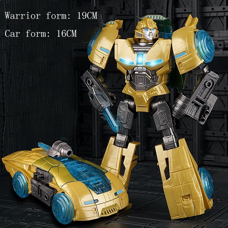 Action Figure Transformers Bumblebee JK09 Top Series Hornet Warrior Tinggi 19CM Mainan Anak