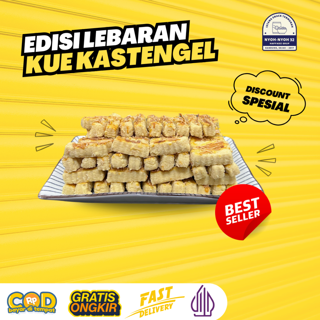 

KUE KERING KASTENGEL- KUE KEJU LEBARAN 500g & 1000g