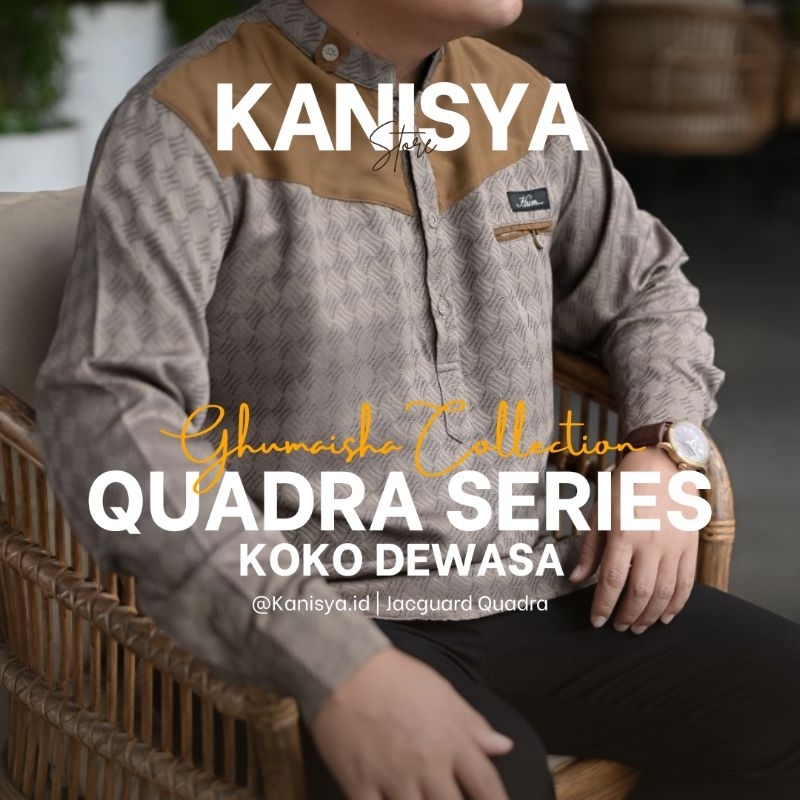 PO KOKO DEAWASA LENGAN PANJANG/PENDEK QUADRA SERIES BY GHUMAISHA COLLECTION