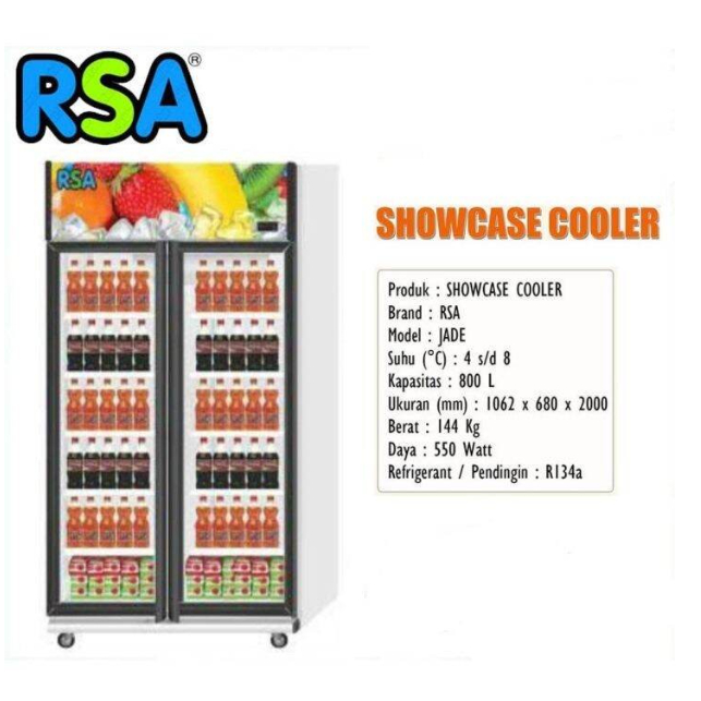 RSA Showcase Kertas Rasa Jade Pintu 800 Liter