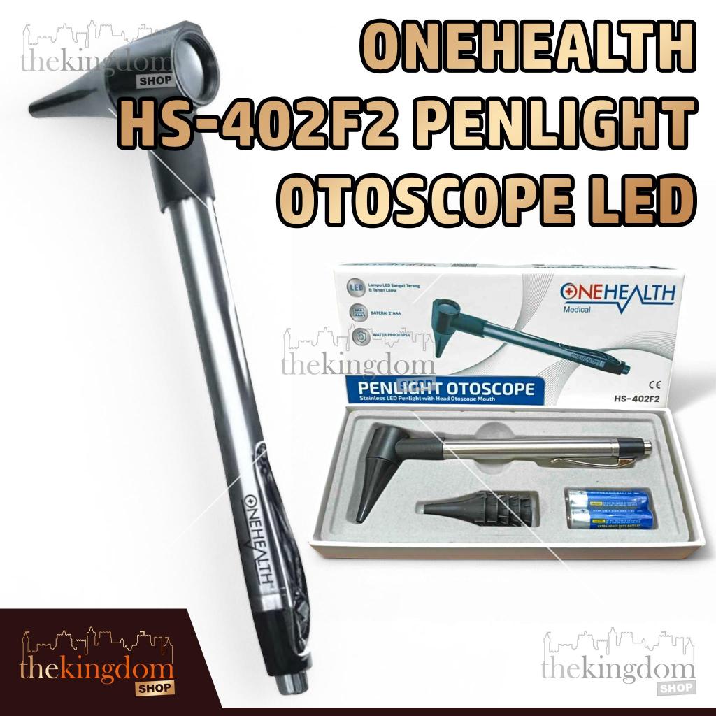 Onehealth HS-402F2 Penlight Otoscope LED Pen Light THT Medical Ear Lamp Otoskop Alat Pemeriksa Telin