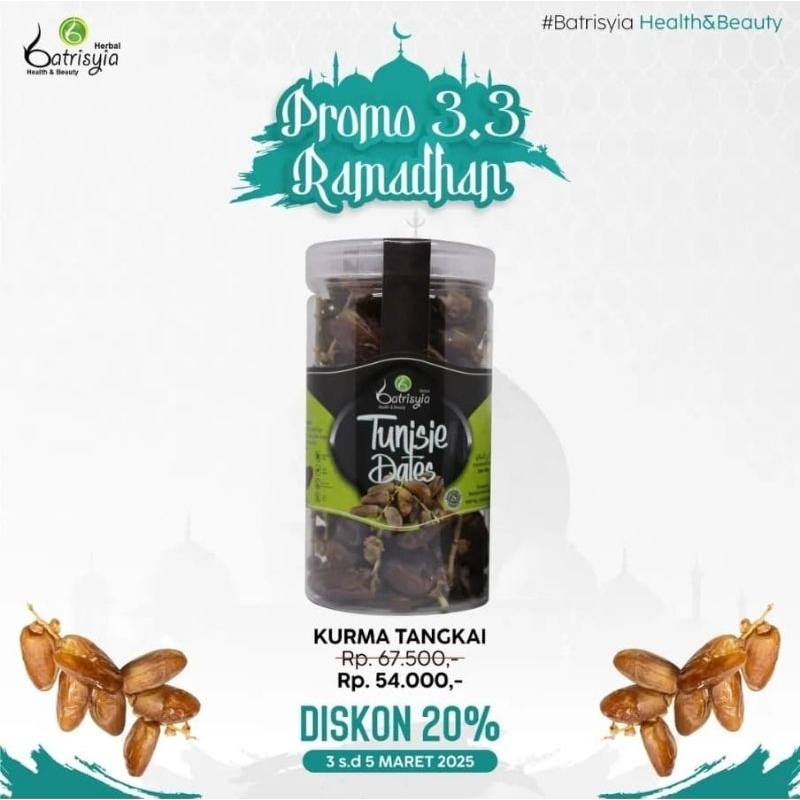 

Batrisyia Kurma Tangkai Tunisia 500g Expired 07.2025
