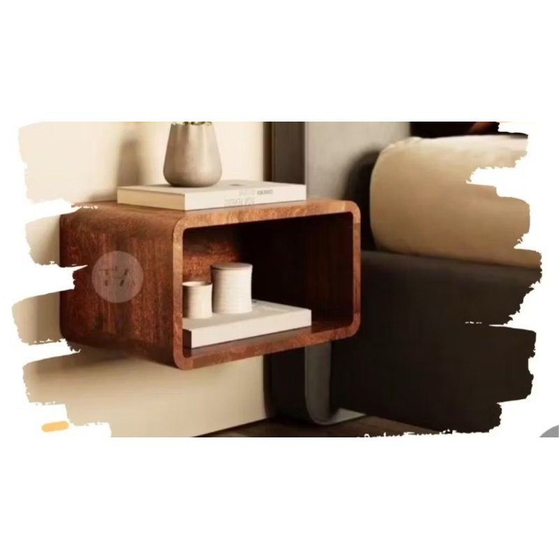 rak ambalan dinding kayu jati solid