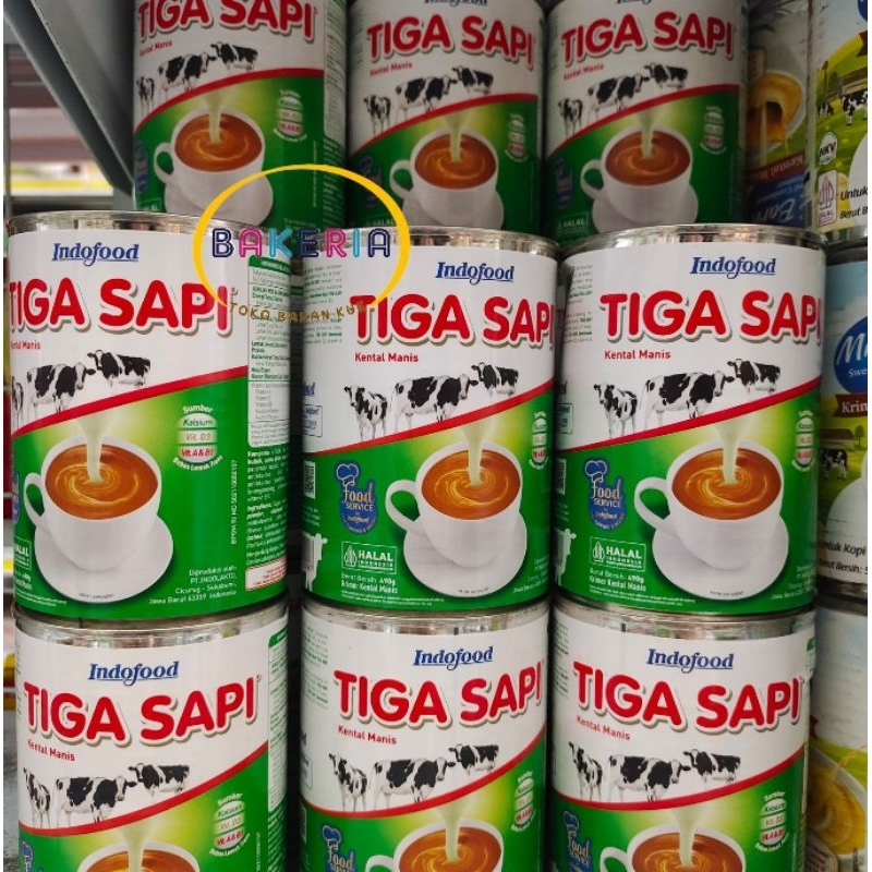 

Tiga Sapi SKM putih / Tiga Sapi SKM Cokelat 490gr