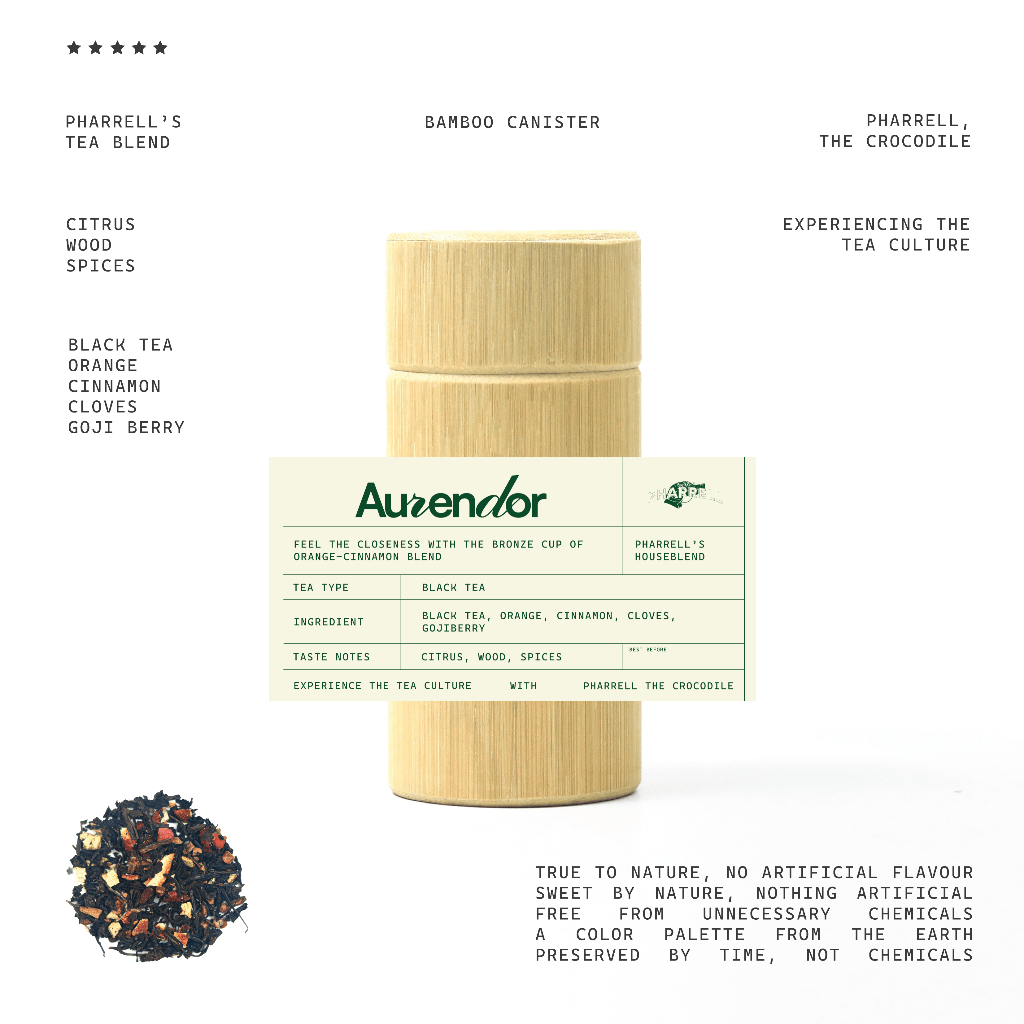 

Pharrell the Crocodile - Aurendor | Teh Hitam - Teh Rempah | Artisan Tea - Premium Tea