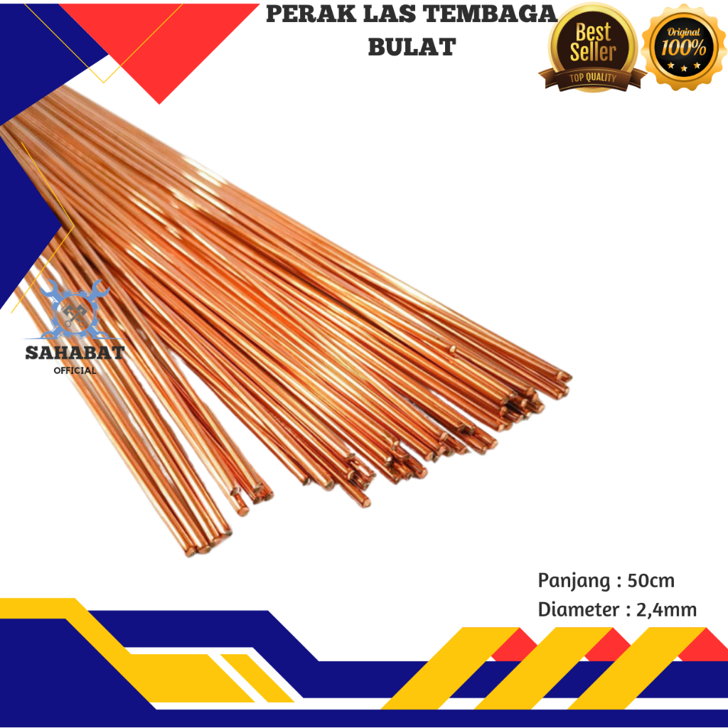 KAWAT LAS PERAK TEMBAGA BULAT | PERAK LAS TEMBAGA BULAT