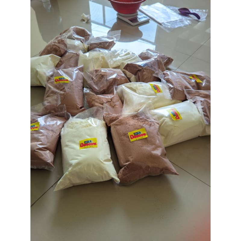 

susu bubuk danc0ww kemasan 1 kg fullcream dan coklat