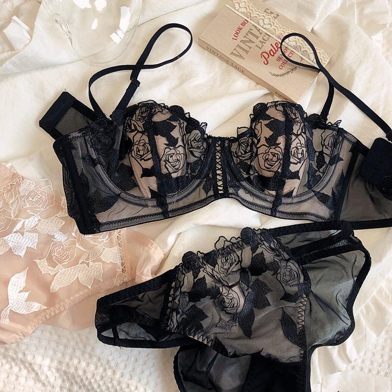 SS 105 SEXY Bra Dengan Design TRANSPARAN PREMIUM Bra Push Up Set Lingerie Korea Fashion Bralette