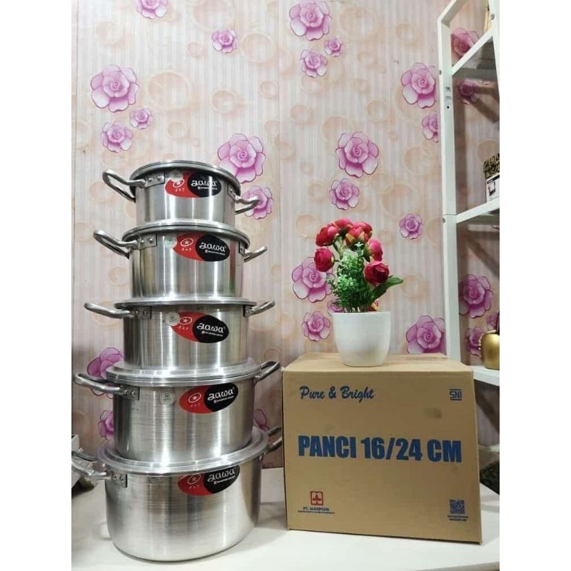 PANCI ALUMUNIUM JAWA SET 5 "16/24"