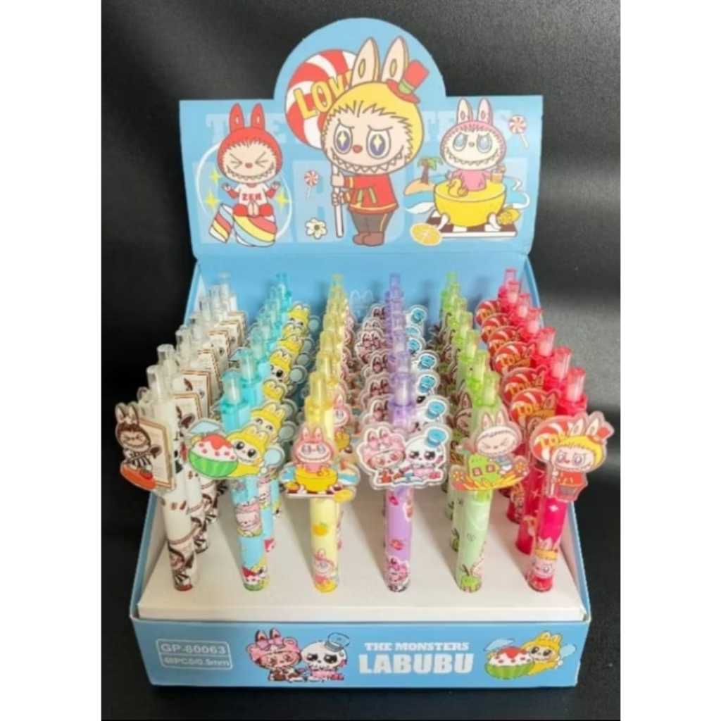 

Pulpen Cetek Akrilik Pena 0.55MM Motif Labubu