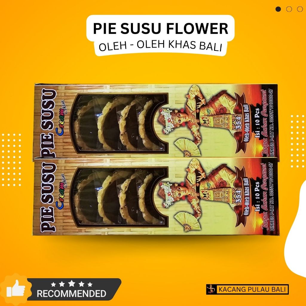 

Pie Susu Cream Flower Oleh-Oleh Bali