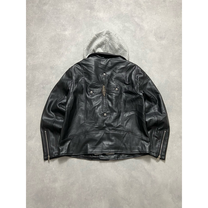 Nain Atelier x CH Alternative Hoodie Bikers Ramones Leather Jacket