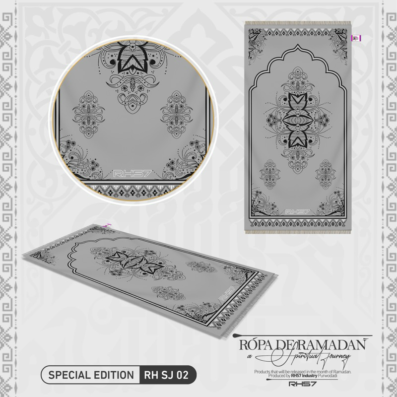 RH57 MERCHANDISE SAJADAH RH57 RH SJ 02 - ABU