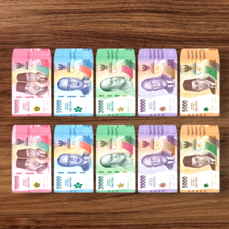 

AMPLOP /ANGAPAU LEBARAN IDUL FITRI MEDIUM MOTIF UANG ISI 100 LEMBAR