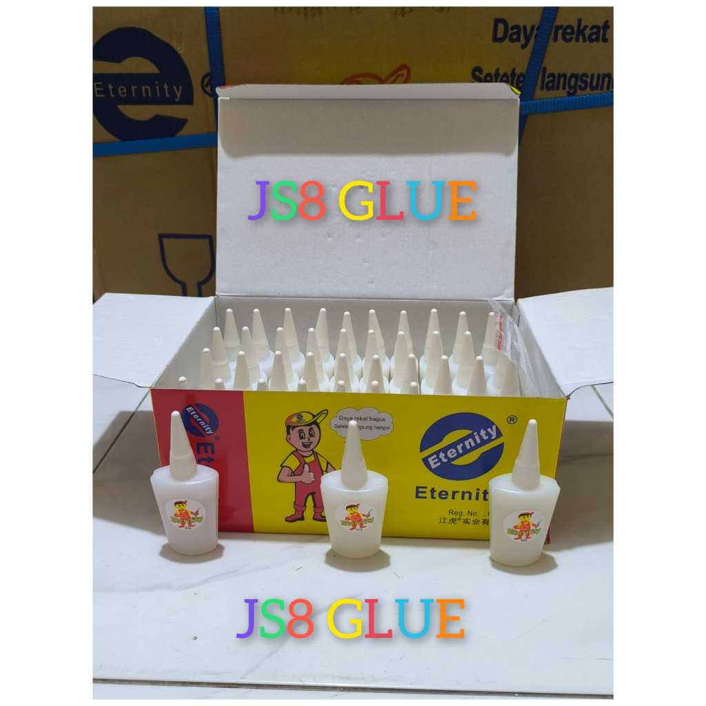 

Promo JS8 GLUE ETERNITY LEM KOREA JUMBO ORANG TUKANG BERTOPI ORIGINAL 25GR 20 PCS