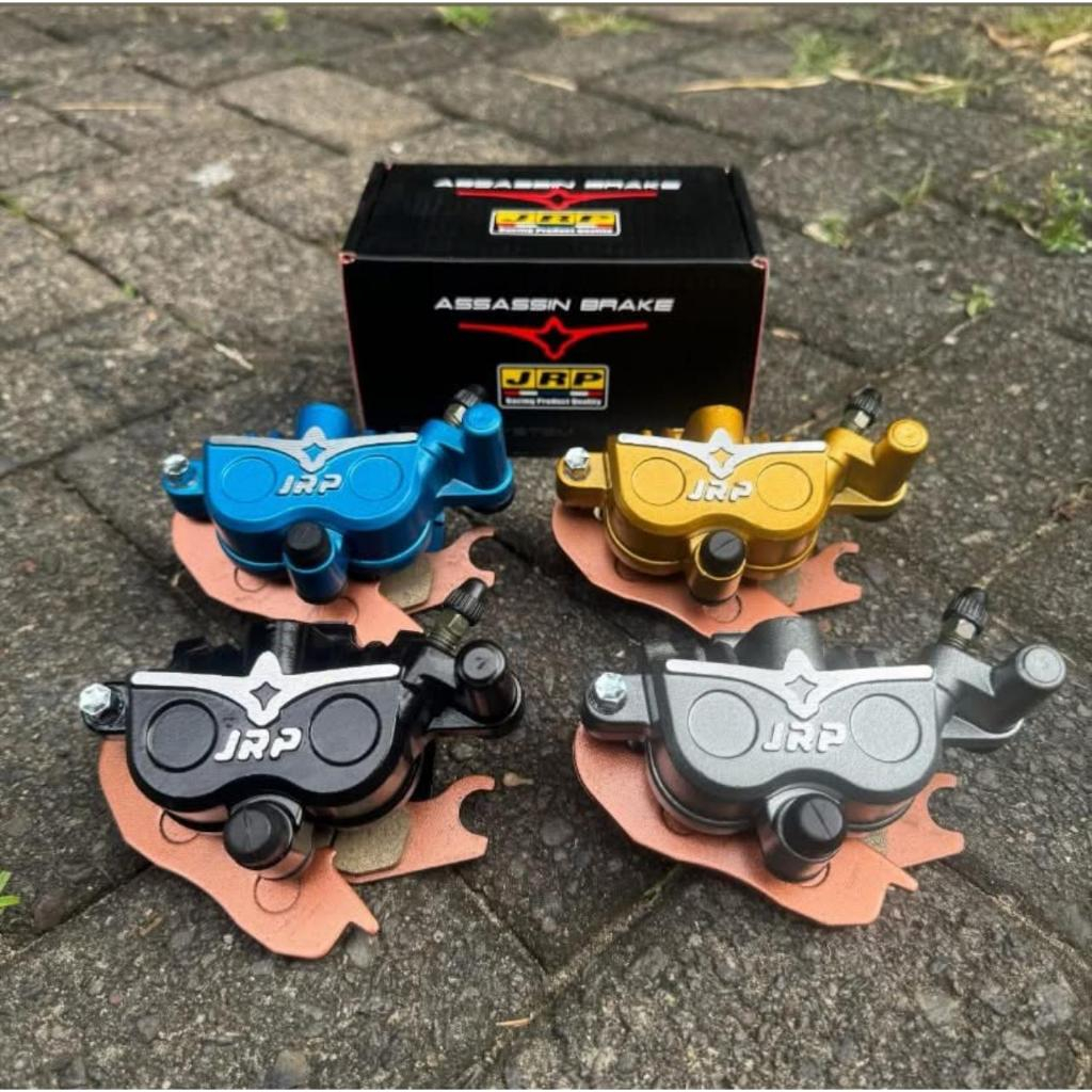 Kaliper 2 Piston Assasin Original 100% JRP Kanan Dan Kiri Universal Untuk Semua Motor