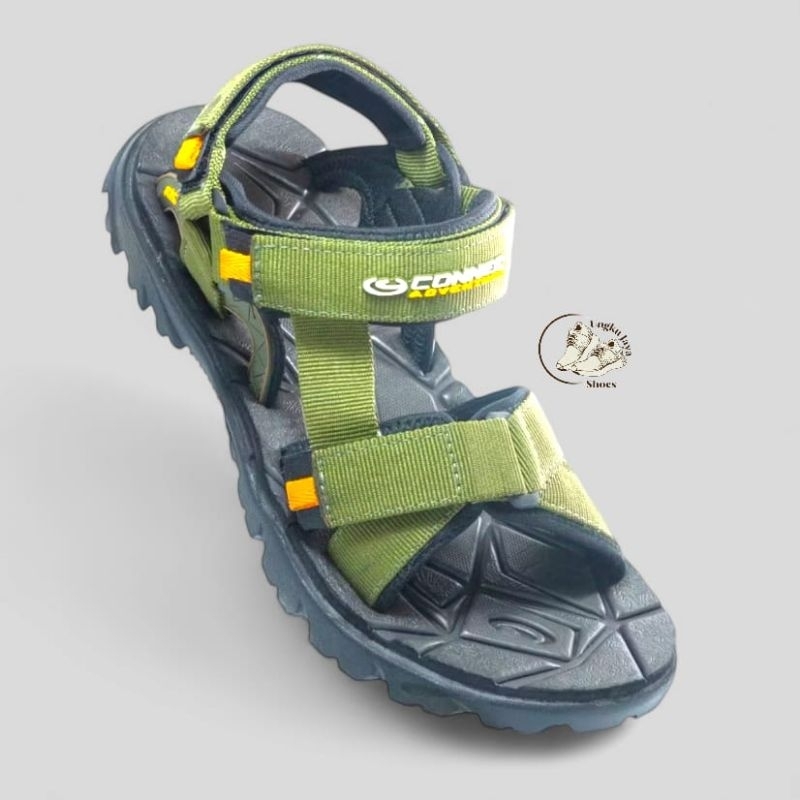 TERBARU SANDAL SLIDE GUNUNG HIKING PRIA, CONNEC DIENG SINDORO ORIGINAL