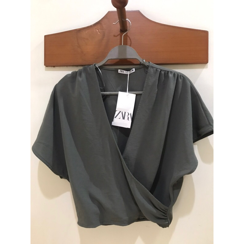 Zara Woman’s Top Wrap Atasan Wanita Original New - Size M