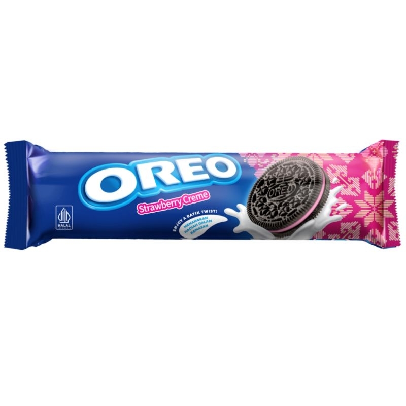 

Oreo Rasa Strawberry Creme 119g - 1 Dus