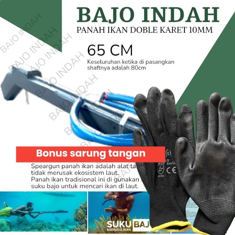 Panah Ikan Untuk Memancing + Bonus Sarung Tangan Selam - Alat Pancing dan Selam Berkualitas