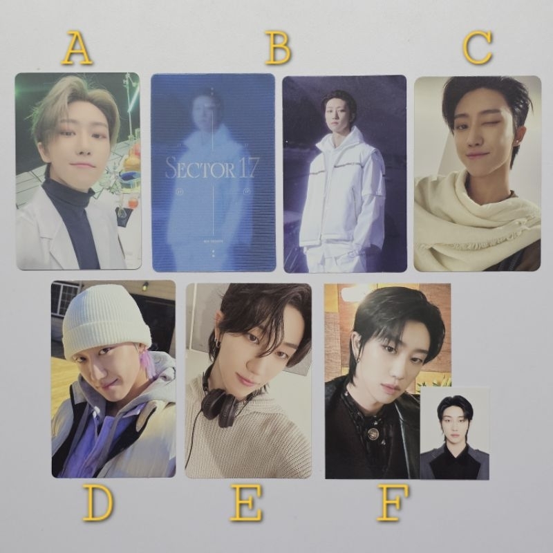 PHOTOCARD SEVENTEEN SVT THE8 MINGHAO MYUNGHO HAO IN THE SOOP MEMBERSHIP KIT ATTACCA FACE THE SUN