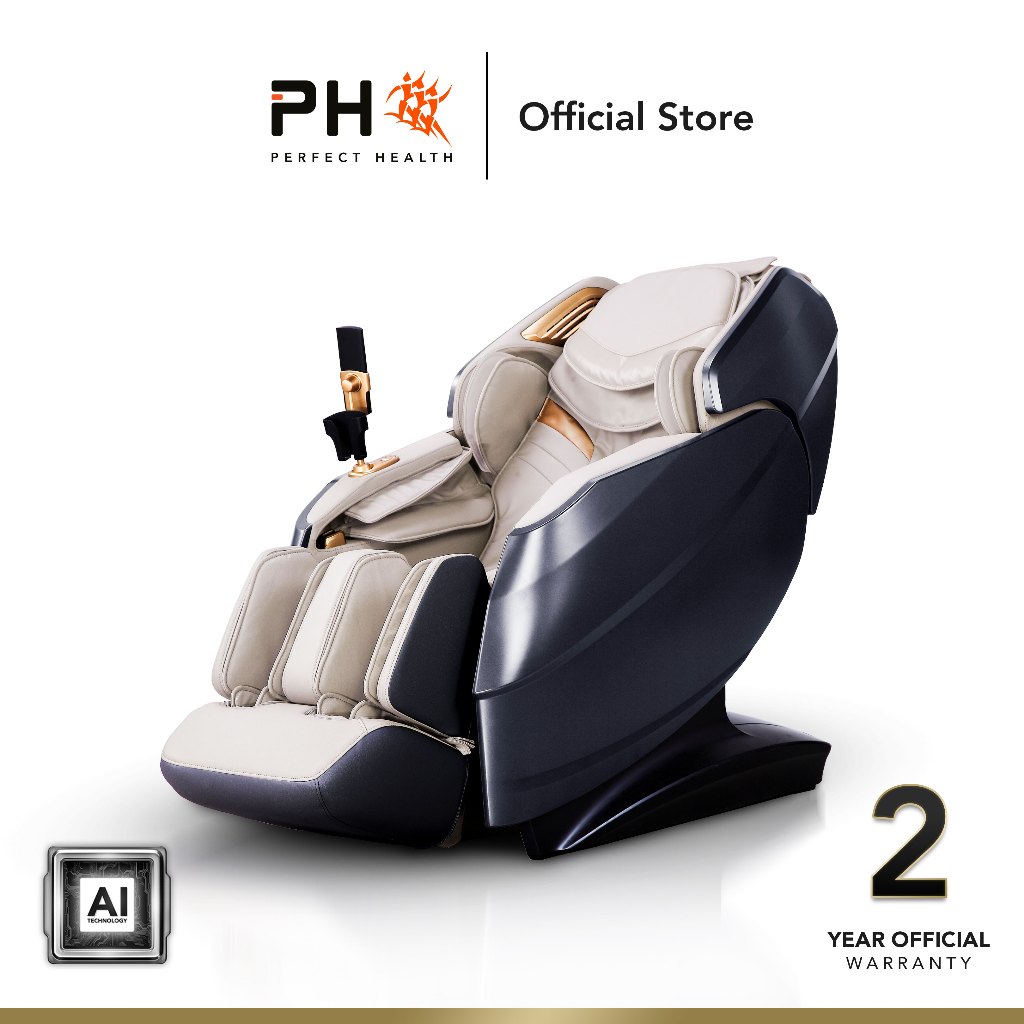 Kursi Pijat Perfect Health Perfection III - 4D-Professional Precise Control Mechanics, Zero Gravity, dan 18 Program Otomatis