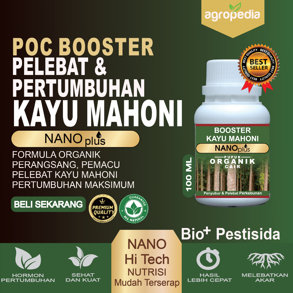 AMINO BOOSTER Pupuk Pohon Mahoni, Perangsang Pohon Mahoni Cepat Besar, Pupuk Penyubur Pohon Tebu, Pe