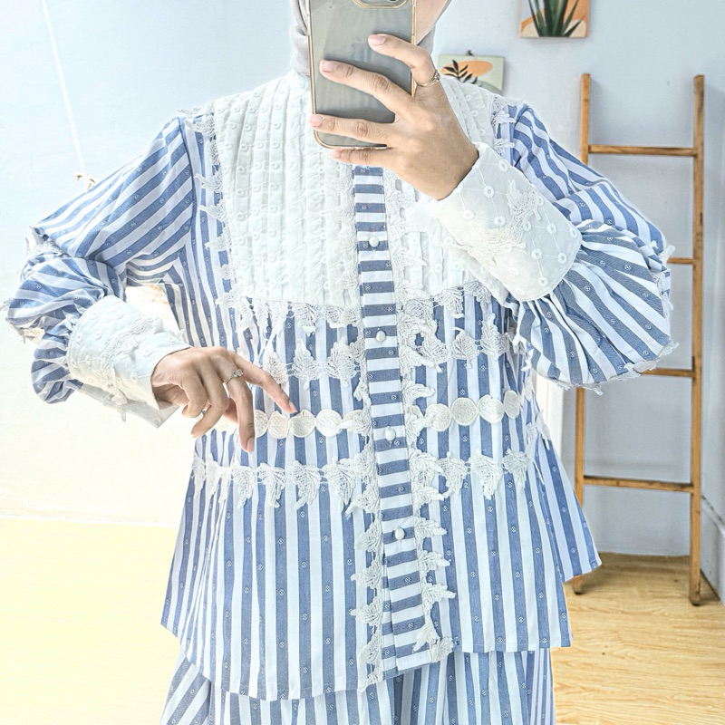 SET ROK LEBARAN | BAJU SETELAN LEBARAN