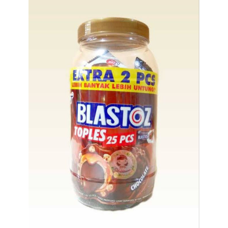 

BLASTOZ WAFER ROLL CHOCOLATE CRISPU TOPLES NETTO 25 PCS