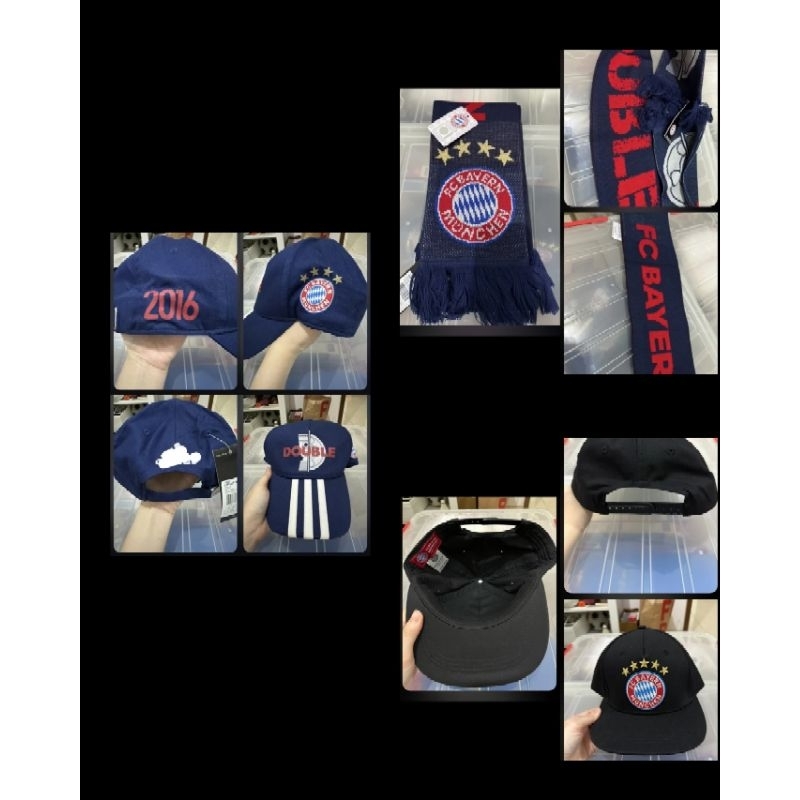 Snapback Bayern Munchen Original/Topi Bayern Munchen Double/Syal Bayern Munchen Double/Scarf Bayern 