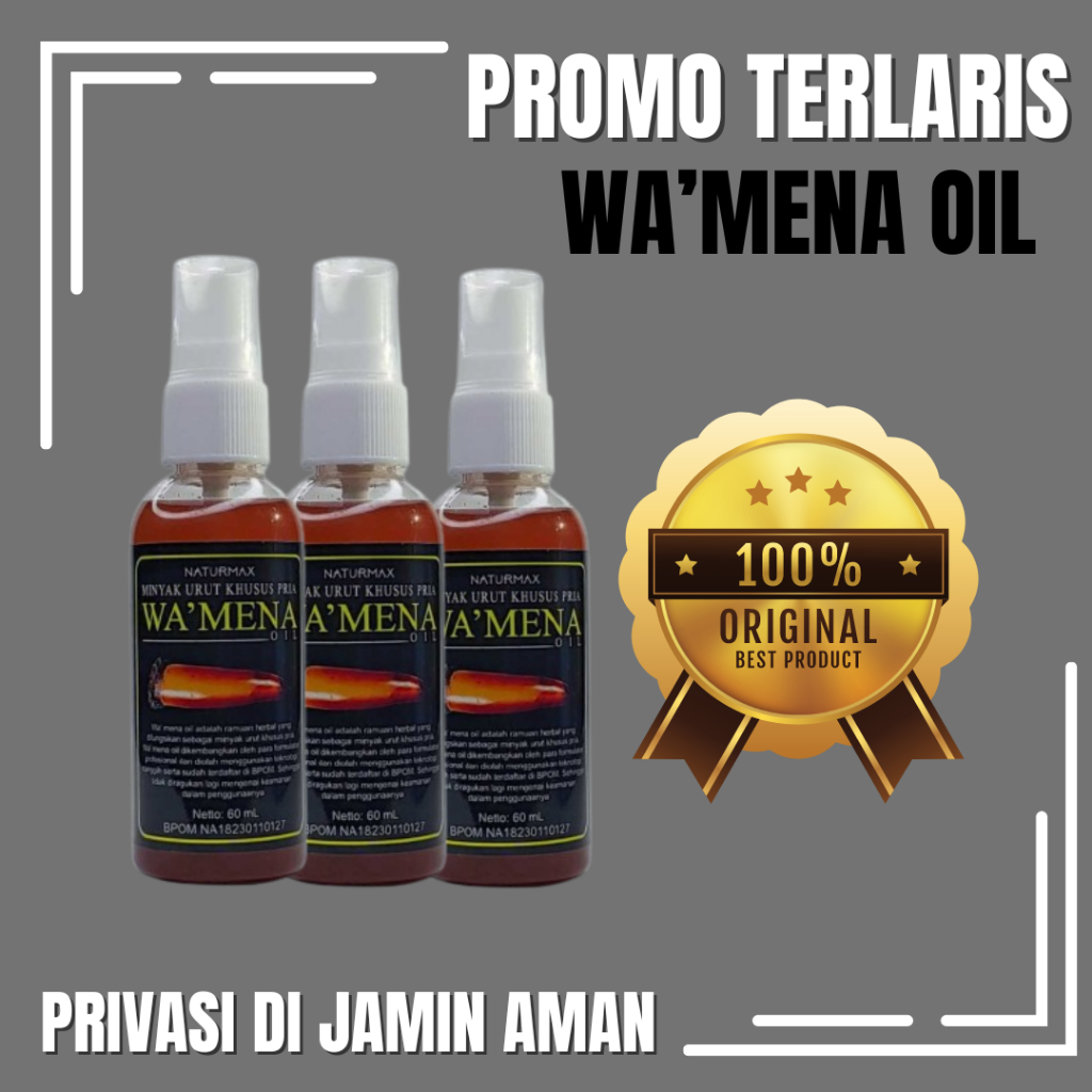MINYAK WAMENA BPOM DAUN TIGA JARI MINYAK PENAMBAH UKURAN  PRIA MINYAK URUT TRADISIONAL