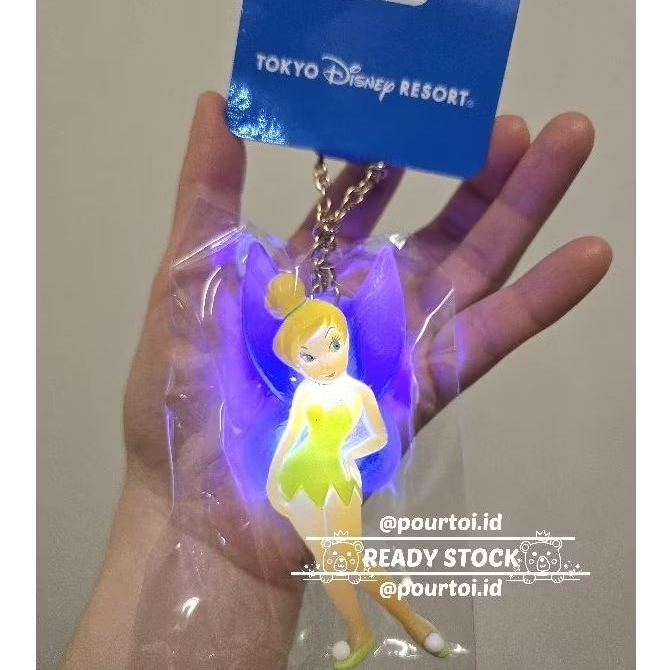 TOKYO DISNEYSEA - FANTASY SPRING TINKERBELL Peter Pan Keychain Set Gantungan Kunci