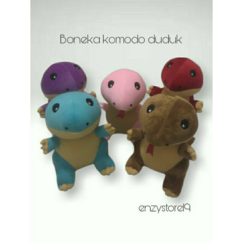 Boneka Komodo Duduk Lucu Dan Murah