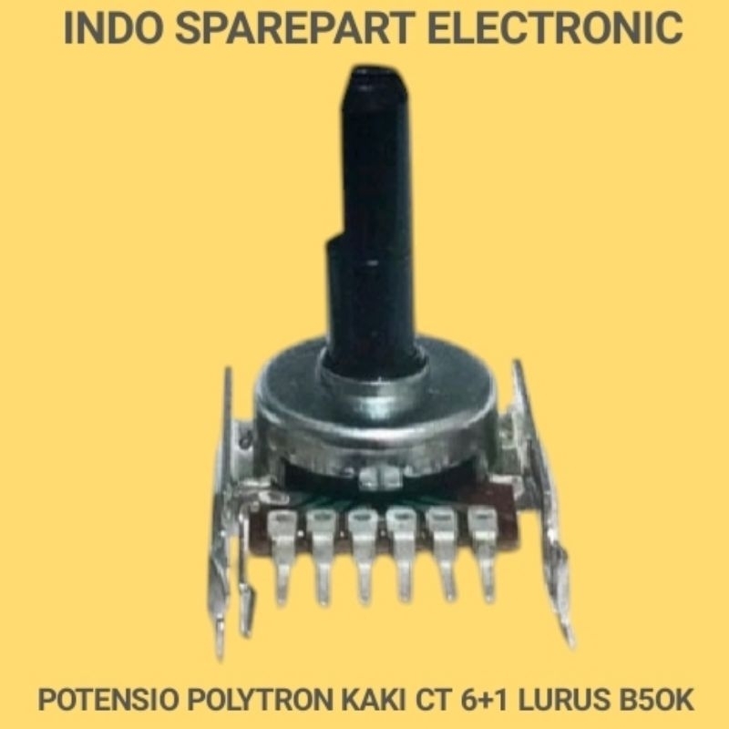POTENSIO POLYTRON KAKI CT 6+1 LURUS B5OK