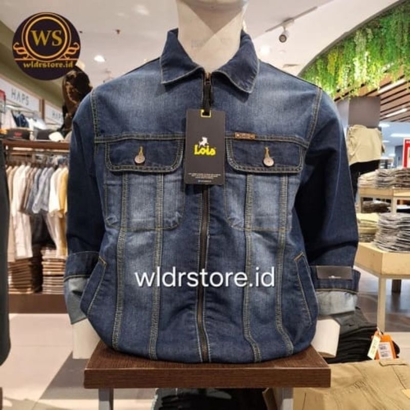 jaket jeans pria brand LOIS MJF117