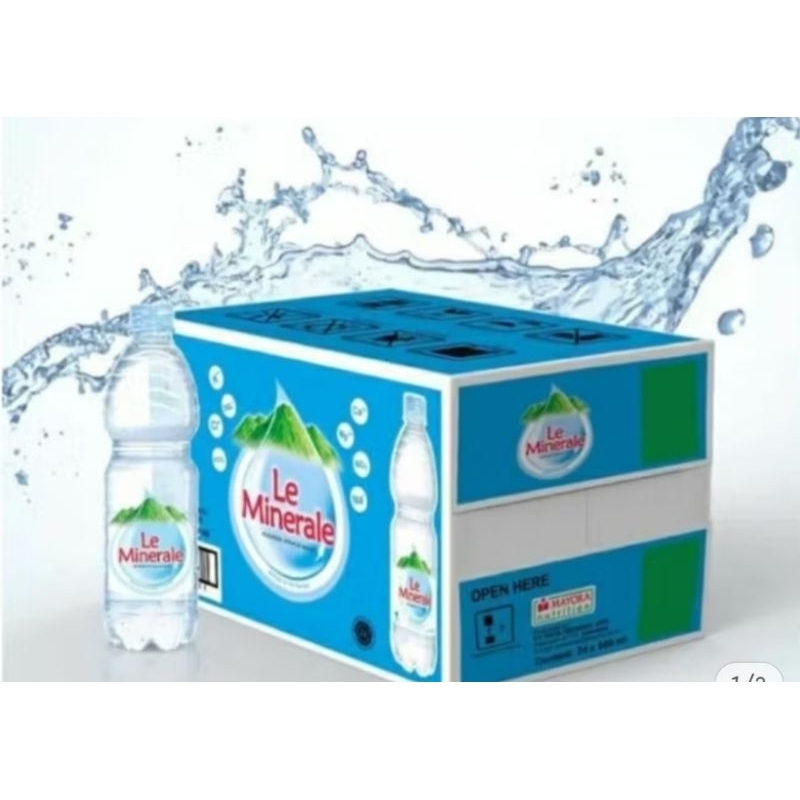 

le mineral botol 600ml