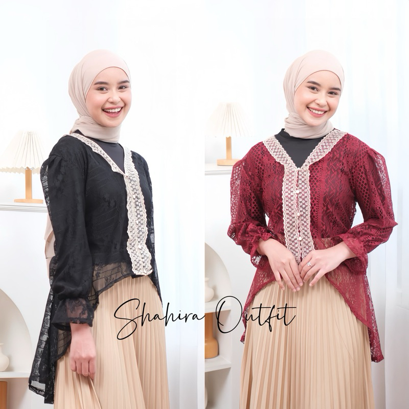 Syahira Outer Brukat Wisuda Pesta Kondangan Cardigan Wanita