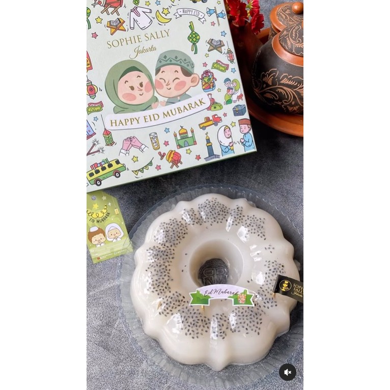 

Pudding Full Kelapa 20cm - Hampers Idul Fitri / Paket Lebaran - READY