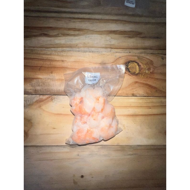 

Udang kupas 100gram kemasan ekonomis