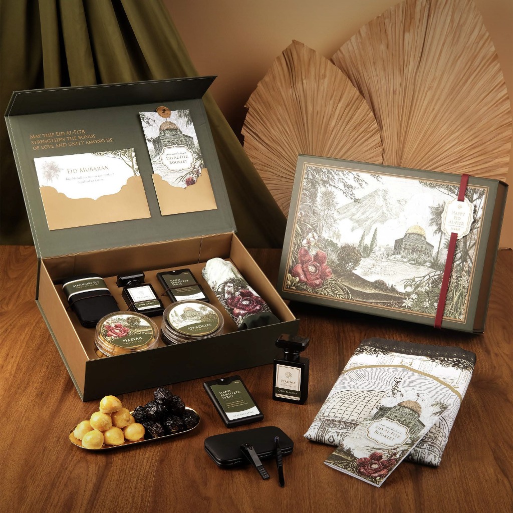 

Hampers IDUL FITRI Premium Gift Box Elegan untuk Hadiah Spesial LEBARAN Paket Qudsee