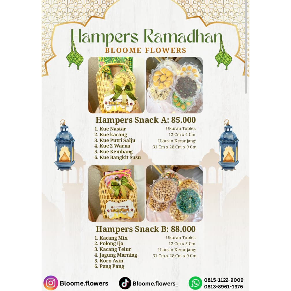 

HAMPERS LEBARAN IDUL FITRI EKONOMIS DAN MINIMALIS KERANJANG ROTAN ISI MAKANAN RINGAN 6 BOX (TIPE 2)