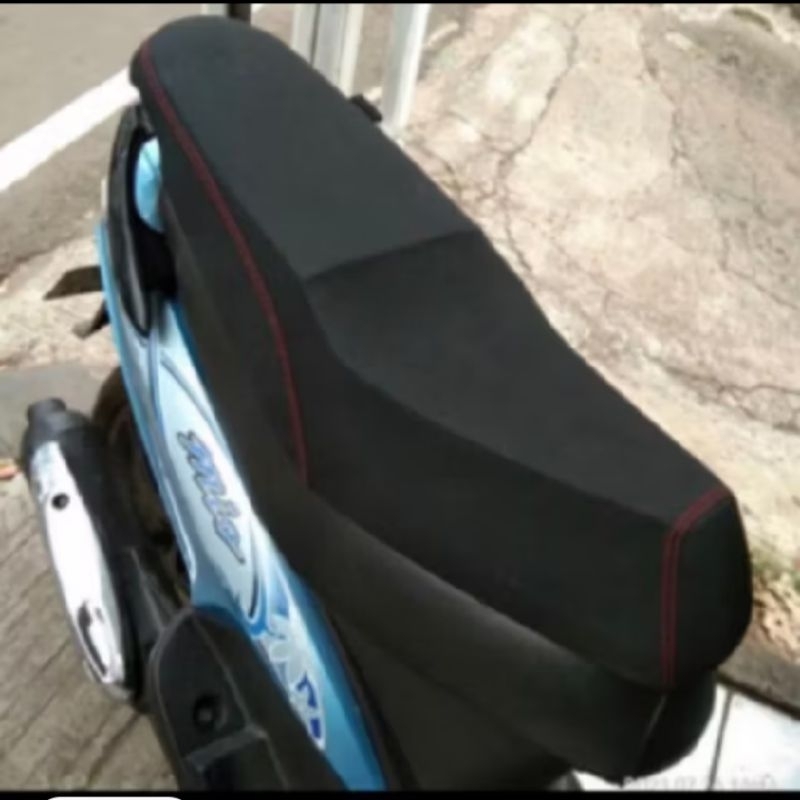 jok Mio sporty/smile Mio lama siku variasi-jok siku Mio sporty/smile tingkat amplas jahit merah