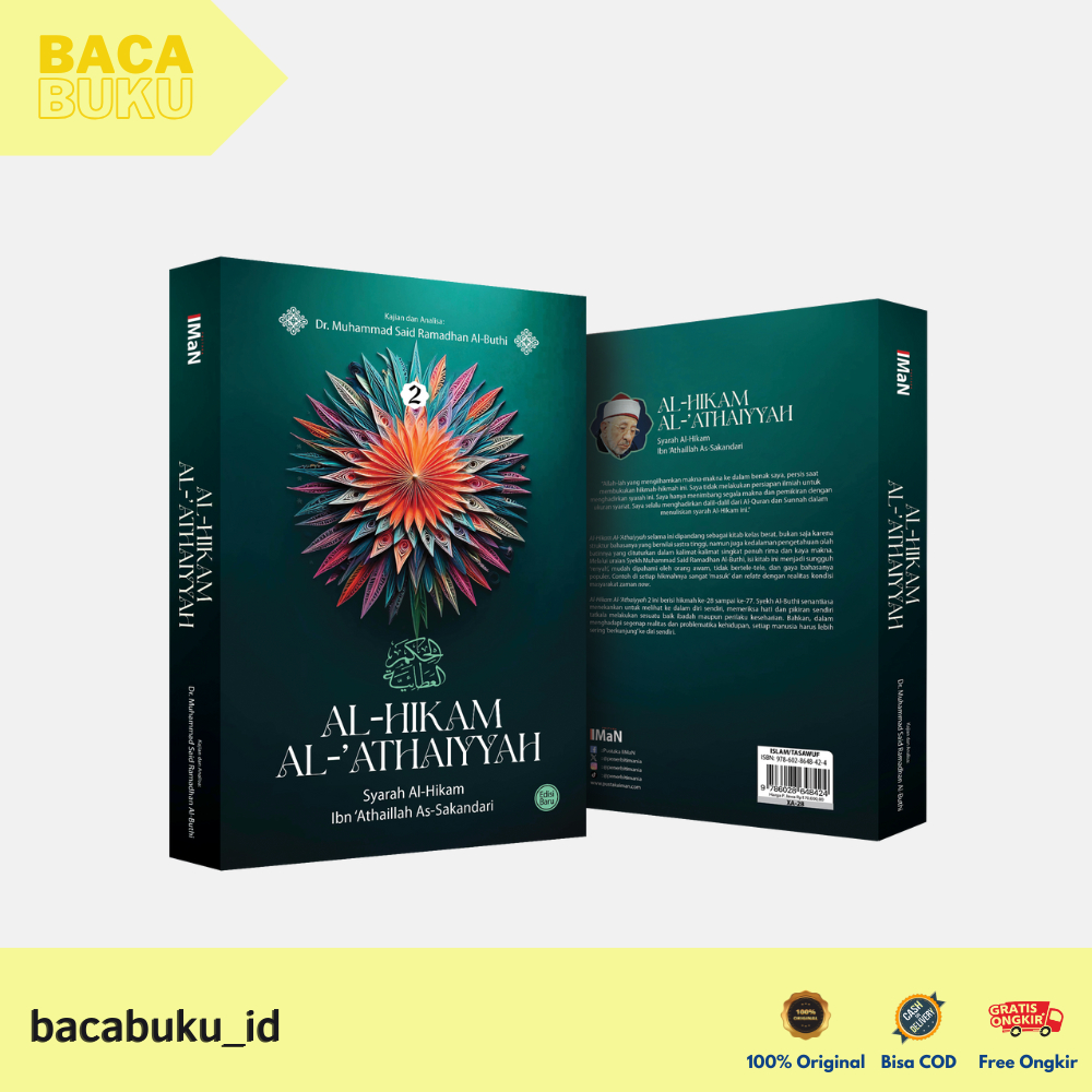 BUKU AL-HIKAM AL-ATHAIYYAH 1 & AL-HIKAM AL-ATHAIYYAH 2 By Dr. Muhammad Said Ramadhan Al-Buthi - Pust