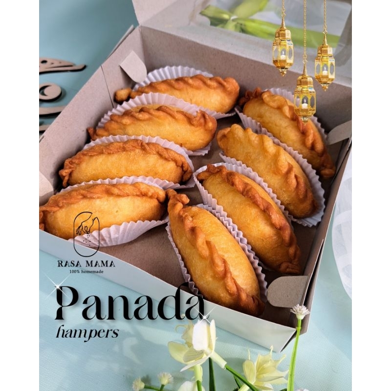 

panada ikan cakalang beef hampers lebaran eid idul Fitri daging khas manado halal frozen goreng homemade