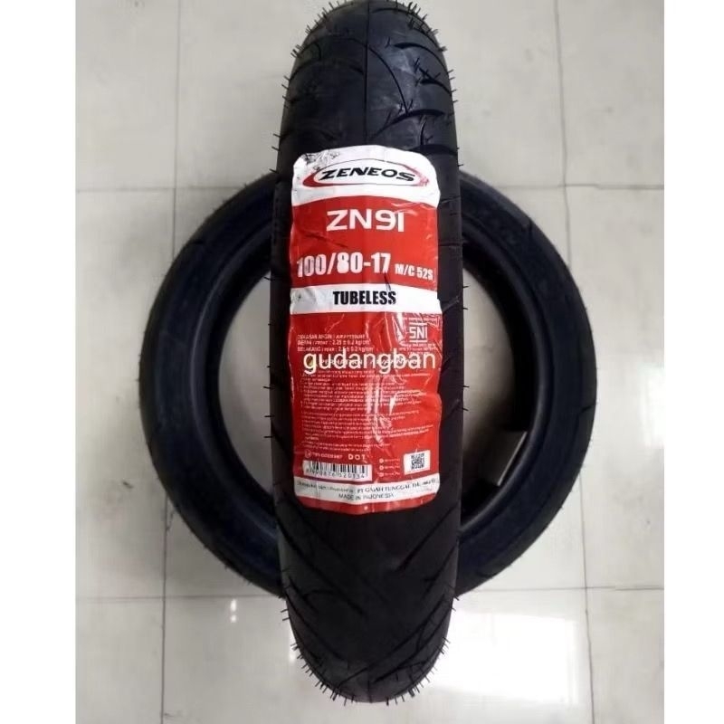 BAN MOTOR ZENEOS ZN91 100/80-R17 TUBLESS