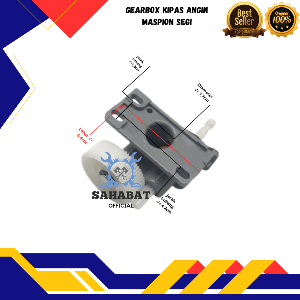 GEARBOX KIPAS ANGIN MASPION SEGI / GEARBOX KIPAS ANGIN ORIGINAL